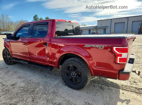 1FTEW1EPXJFD89549 2018 FORD F150 Red Tył lewy