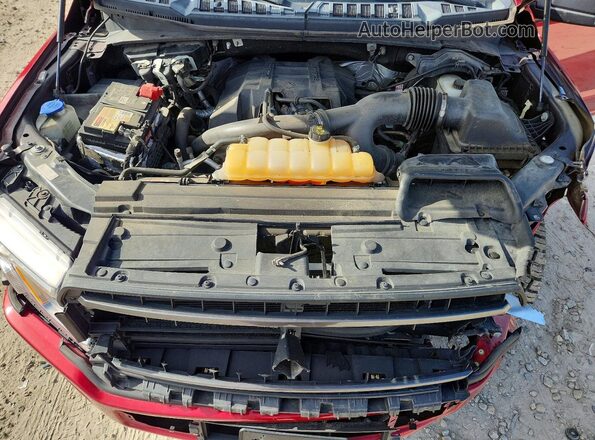1FTEW1EPXJFD89549 2018 FORD F150 Red Widok wnętrza z tyłu