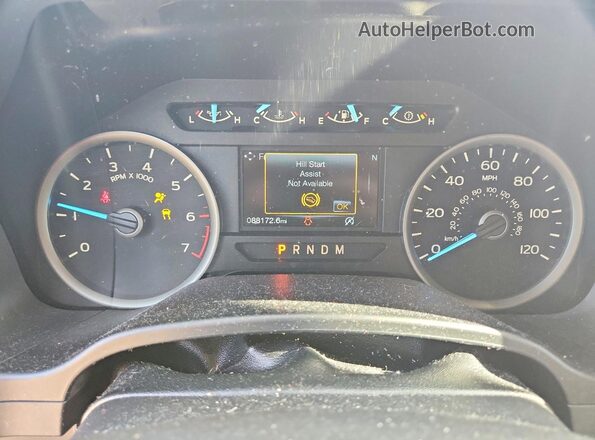 1FTEW1EPXJFD89549 2018 FORD F150 Red Widok zestawu wskaźników