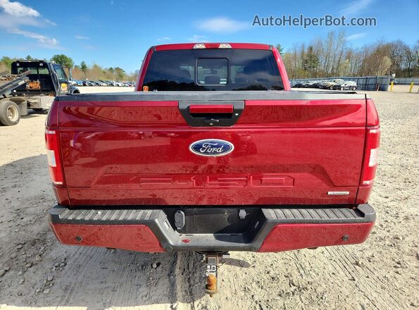 1FTEW1EPXJFD89549 2018 FORD F150 Red Widok z tyłu