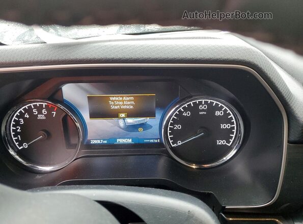 1FTEW1EPXPFA26872 2023 FORD F150 Black Vista del cuadro de instrumentos