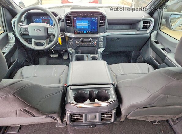 1FTEW2KP1RKD91669 2024 FORD F150 Серебряный Вид панели приборов
