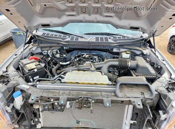 1FTEW2KP1RKD91669 2024 FORD F150 Серебряный Вид задней части салона