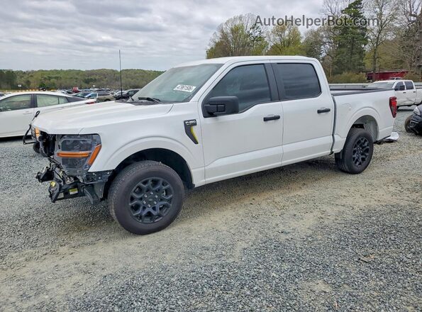 1FTEW2KP7SKE87165 2025 FORD F150 White Առջևի ձախ երեք քառորդ տեսարան
