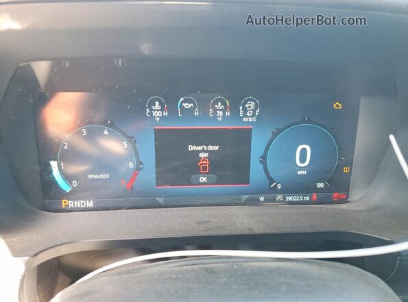 1FTEW2KP8RKD58443 2024 FORD F150 Белый Вид щитка приборов