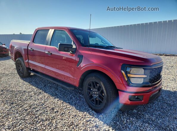 1FTEW2KP9RKF74544 2024 FORD F150 Red Передня права чверть