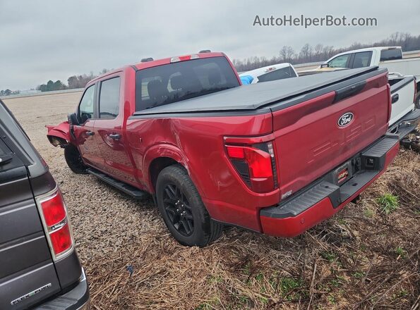 1FTEW2KP9RKF74544 2024 FORD F150 Red Задня ліва чверть