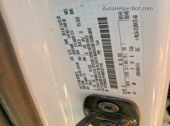 1FTEW2LP1RKF27118 2024 FORD F150 White Engine compartment view