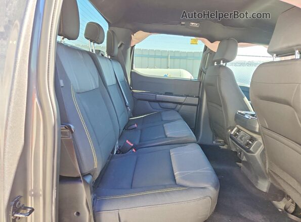 1FTEW2LP3RKD25042 2024 FORD F150 Gray Widok tylnych siedzeń