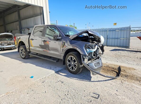 1FTEW2LP3RKD25042 2024 FORD F150 Gray Przód prawy