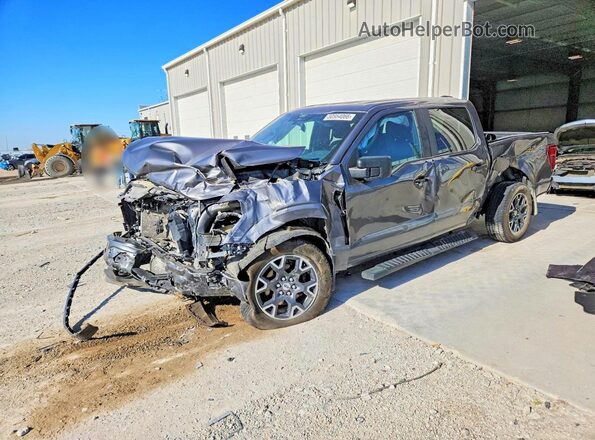 1FTEW2LP3RKD25042 2024 FORD F150 Gray Przód lewy