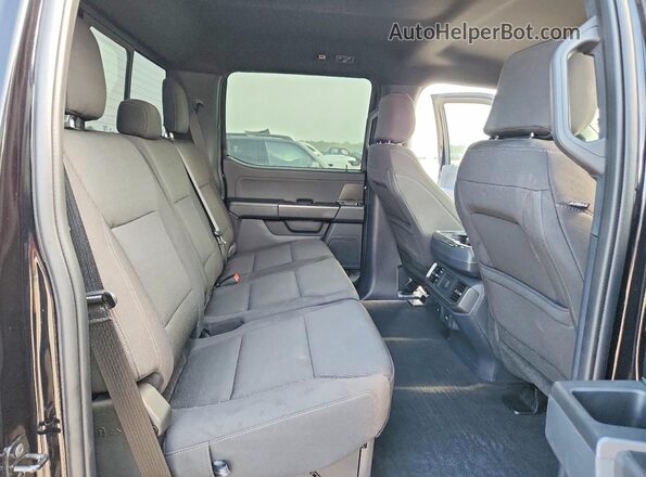 1FTEW3KP2RKE80690 2024 FORD F150 Black Вид задніх сидінь
