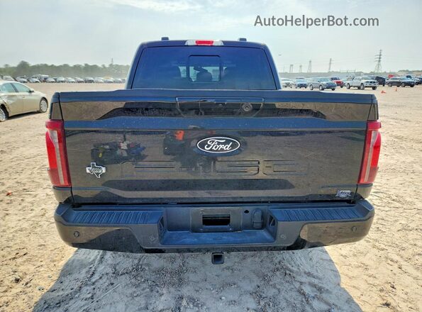1FTEW3KP2RKE80690 2024 FORD F150 Black Вид ззаду