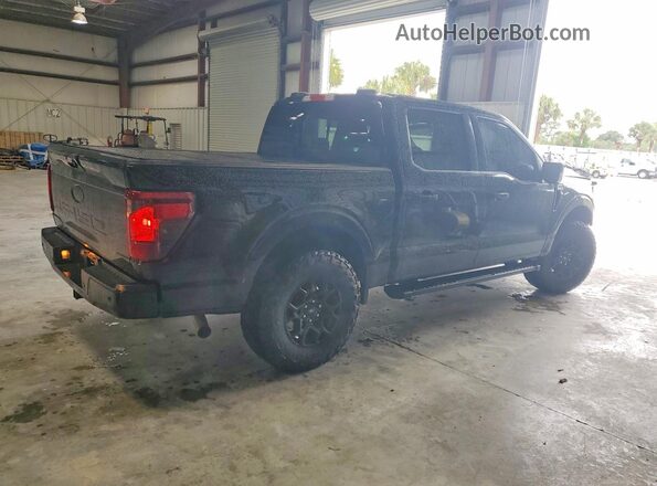 1FTEW3KP9RKE89063 2024 FORD F150 Черный Задняя правая четверть