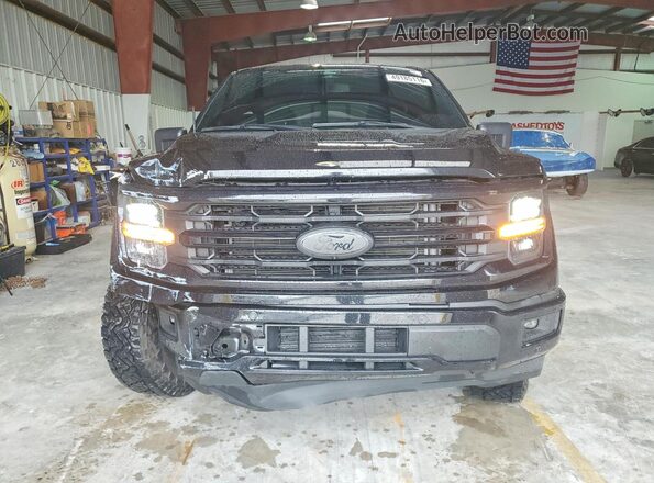 1FTEW3KP9RKE89063 2024 FORD F150 Черный Вид спереди