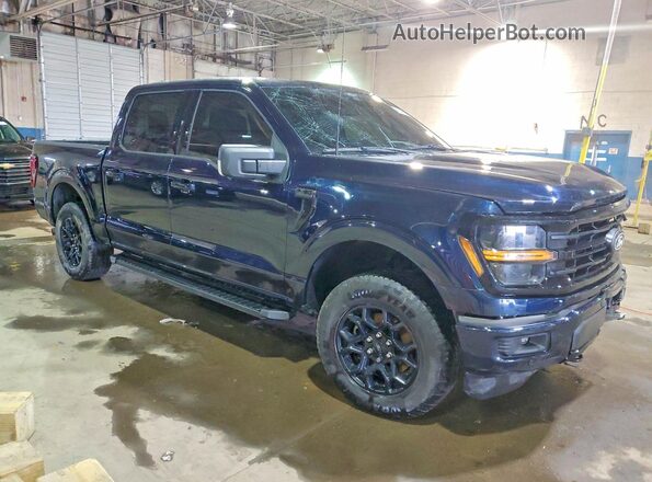 1FTEW3LP5SFA12837 2025 FORD F150 Синий Передняя правая четверть