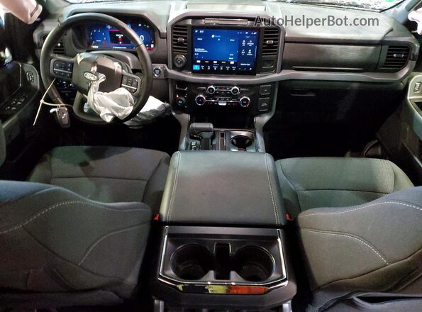 1FTEW3LP5SFA12837 2025 FORD F150 Синий Вид панели приборов