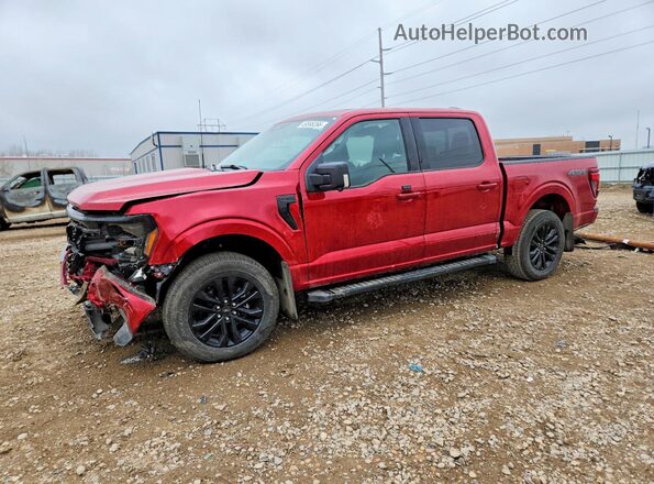 1FTEW3LP5SFC57220 2025 FORD F150 Темно-бордовый Передняя левая четверть