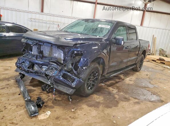 1FTEW3LP6RKE18353 2024 FORD F150 Синий Передняя левая четверть