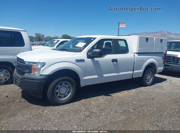 1FTEX1C48KKE83556 2019 FORD F150 White Առջևի ձախ երեք քառորդ տեսարան