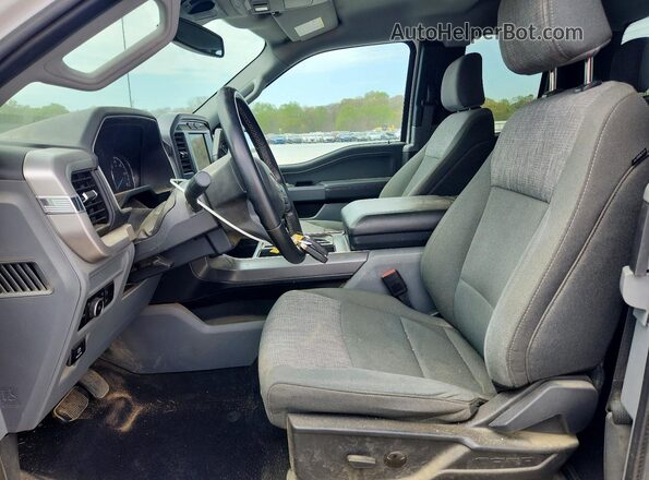 1FTEX1C50PKF31602 2023 FORD F150 White Vista interior delantera