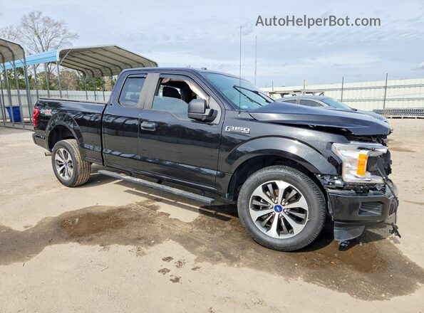 1FTEX1C52KKC73656 2019 FORD F150 Black Przód prawy