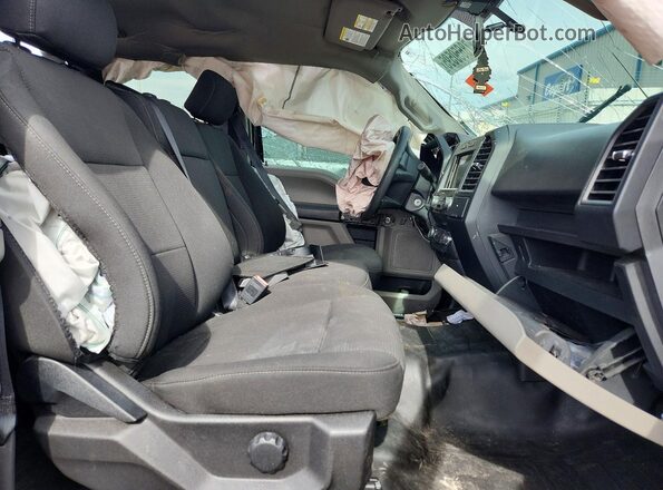 1FTEX1C52KKC73656 2019 FORD F150 Black Widok wnętrza z przodu