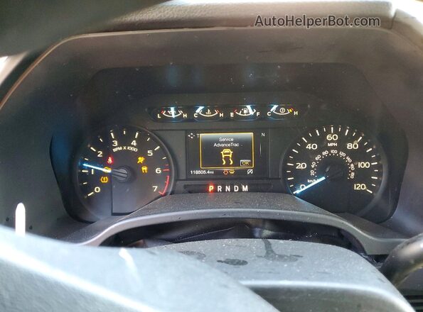 1FTEX1C56JFC23527 2018 FORD F150 White Widok zestawu wskaźników