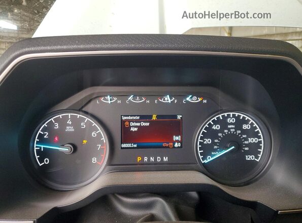 1FTEX1C58PKE40416 2023 FORD F150 Белый Вид щитка приборов
