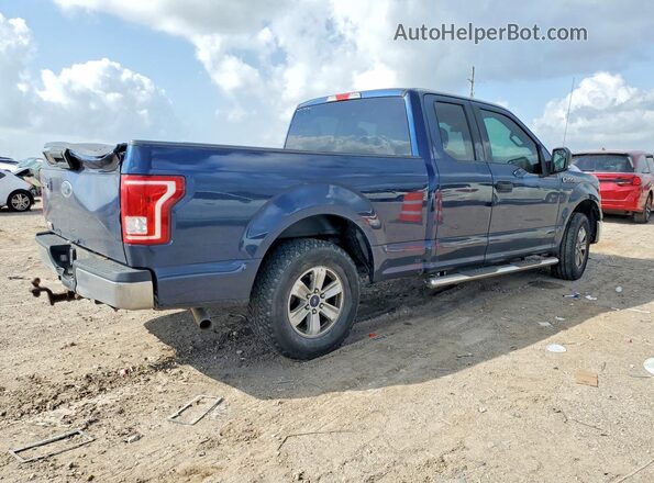1FTEX1C83HKE35863 2017 FORD F150 Синий Задняя правая четверть