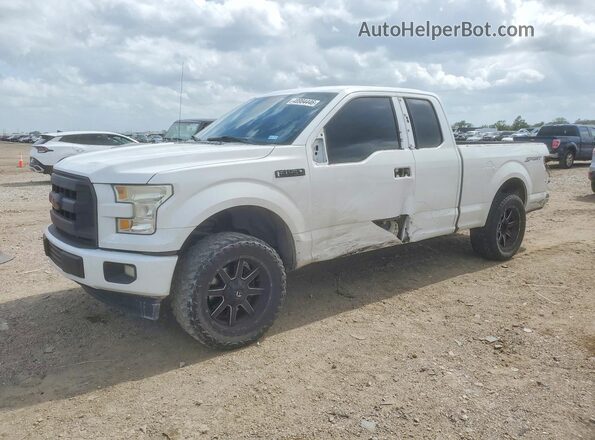1FTEX1C89HFA20958 2017 FORD F150 Белый Передняя левая четверть