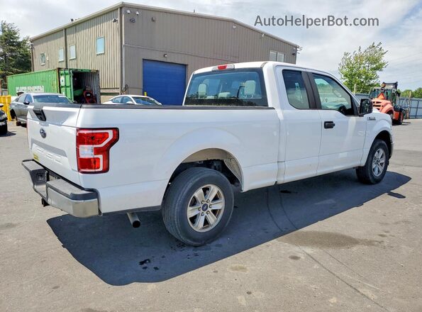 1FTEX1CB1JKD28232 2018 FORD F150 White Tył prawy