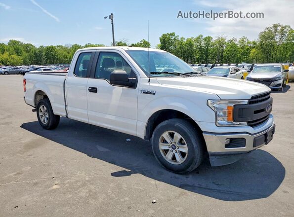 1FTEX1CB1JKD28232 2018 FORD F150 White Przód prawy