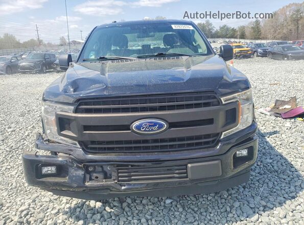 1FTEX1CB2KFC16145 2019 FORD F150 Черный Вид спереди