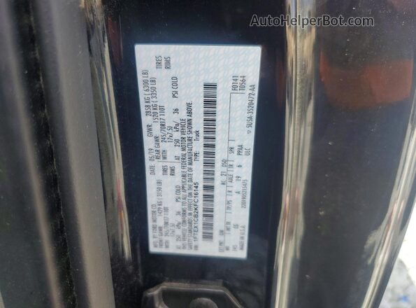 1FTEX1CB2KFC16145 2019 FORD F150 Черный Вид подкапотного пространства