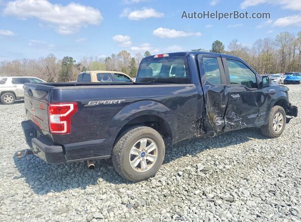 1FTEX1CB2KFC16145 2019 FORD F150 Черный Задняя правая четверть