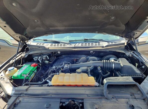 1FTEX1CB2KKC45748 2019 FORD F150 Gray Вид задньої частини салону