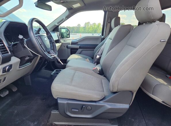 1FTEX1CB2KKC45748 2019 FORD F150 Gray Вид салону спереду