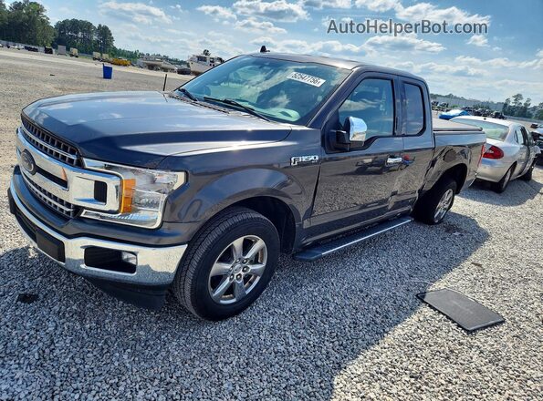 1FTEX1CB2KKC45748 2019 FORD F150 Gray Передня ліва чверть