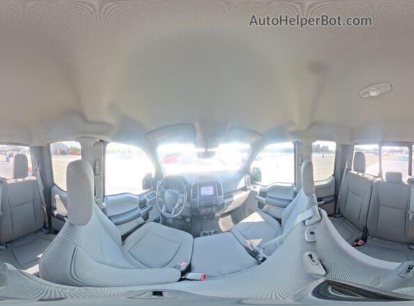 1FTEX1CB2KKC45748 2019 FORD F150 Gray Вид наклейки з VIN-кодом