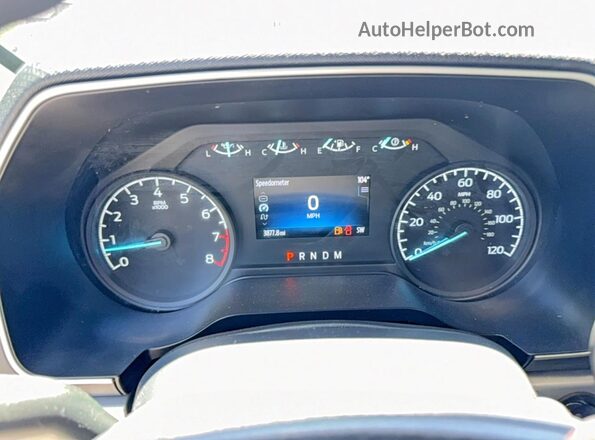 1FTEX1CB2PKE51093 2023 FORD F150 Silver Dashboard view