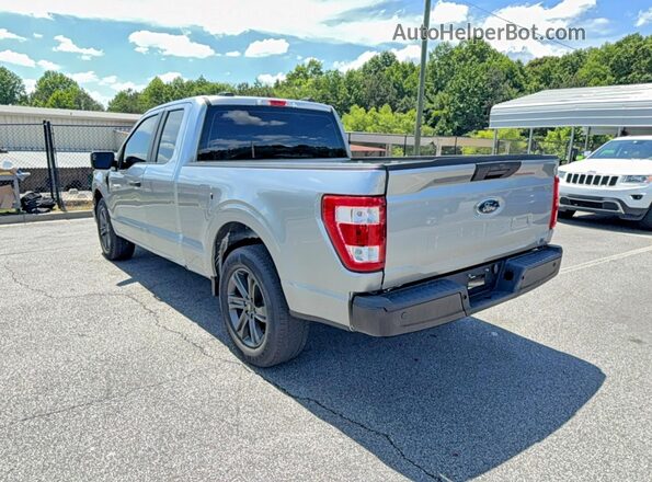 1FTEX1CB2PKE51093 2023 FORD F150 Silver Rear right