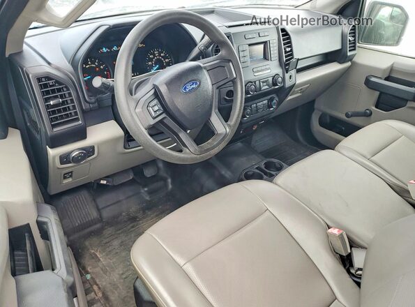 1FTEX1CB4JKF80170 2018 FORD F150 Белый Вид панели приборов