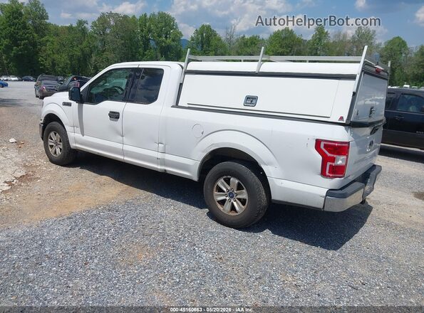 1FTEX1CB6KKD31645 2019 FORD F150 White Trasero izquierdo