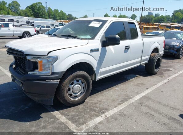 1FTEX1CB9JFE36008 2018 FORD F150 White წინა მარცხენა ხედი სამი მეოთხედიდან
