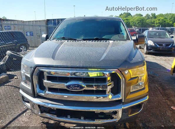 1FTEX1CF2HFA19343 2017 FORD F150 Серый Вид щитка приборов
