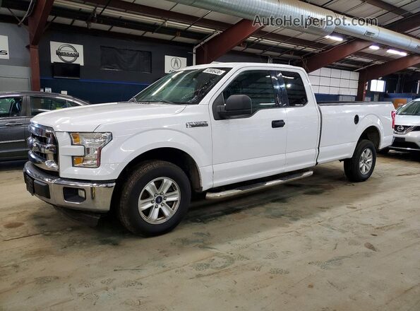1FTEX1CF6GKE66554 2016 FORD F150 White Առջևի ձախ երեք քառորդ տեսարան