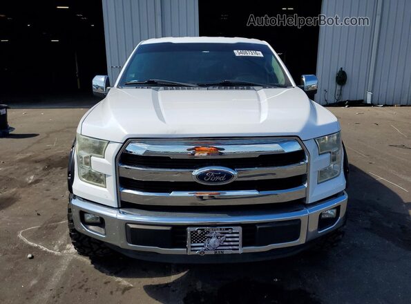 1FTEX1CF6GKF86550 2016 FORD F150 Белый Вид спереди