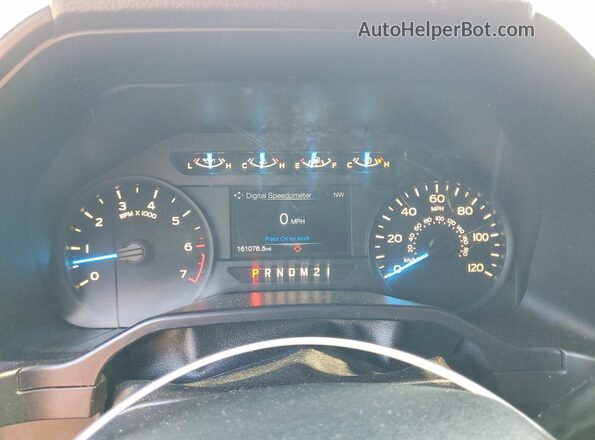 1FTEX1CF6GKF86550 2016 FORD F150 Белый Вид щитка приборов