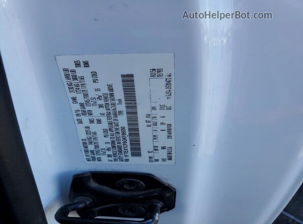 1FTEX1CF6GKF86550 2016 FORD F150 Белый Вид подкапотного пространства